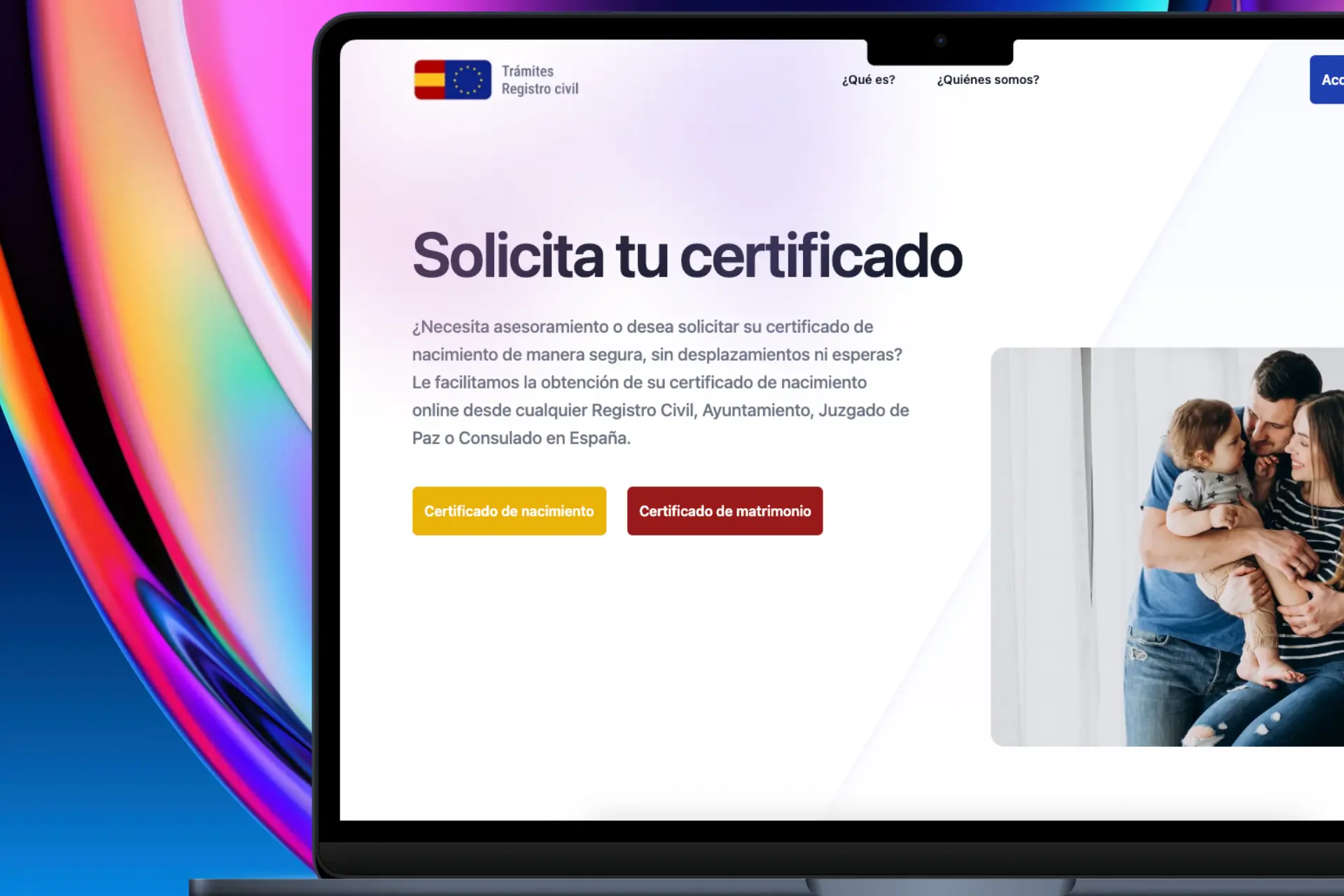 Country certificates and documents management platform for Spanish citizens.